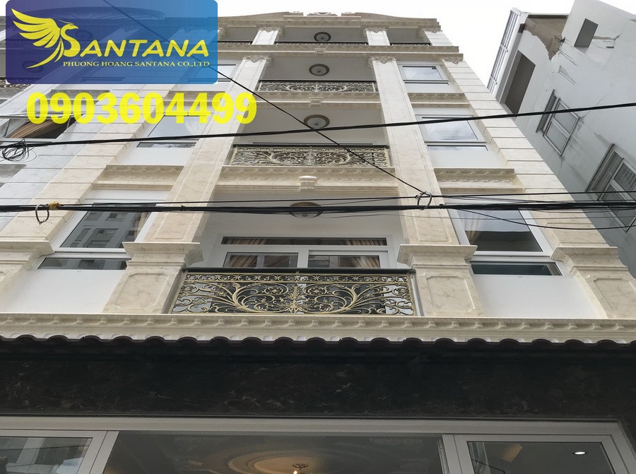 Nhà 5 lầu (5m x 15m) tuyệt đẹp như K.Sạn 5*,gara ôtô, 18 phòng, thang máy hẻm n.bộ 6m khu VIP Trương Quốc Dung